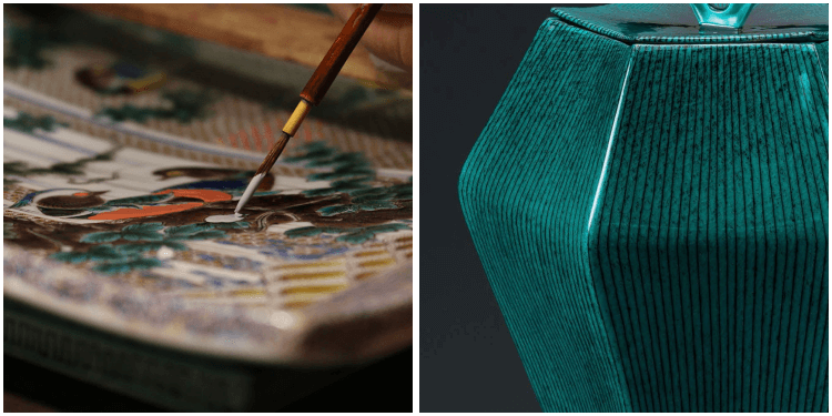 宝石のような上絵具