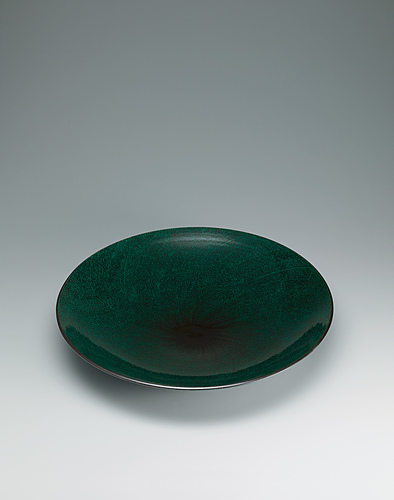 青手掻落線文鉢